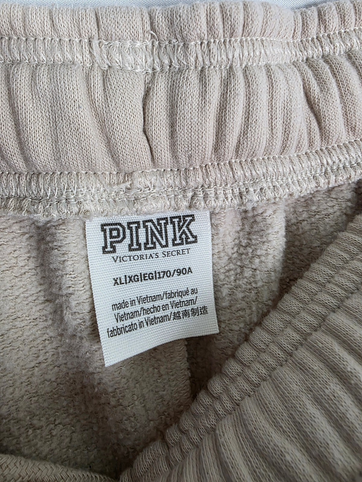 Victoria's Secret PINK Leopard Campus Hoodie Sweatpants Set XL 2pc Sweats