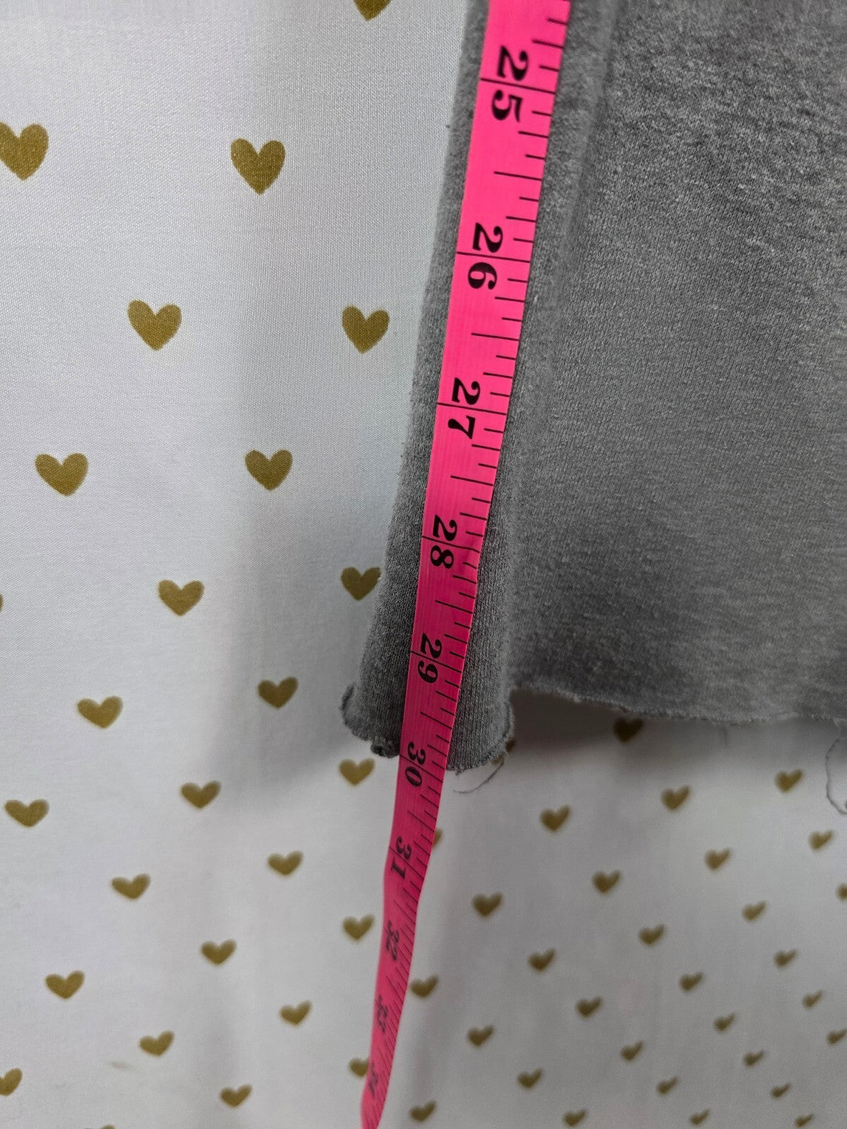 Victorias Secret PINK XS Grey Logo Flared Diaper Butt Boyfriend Sweats