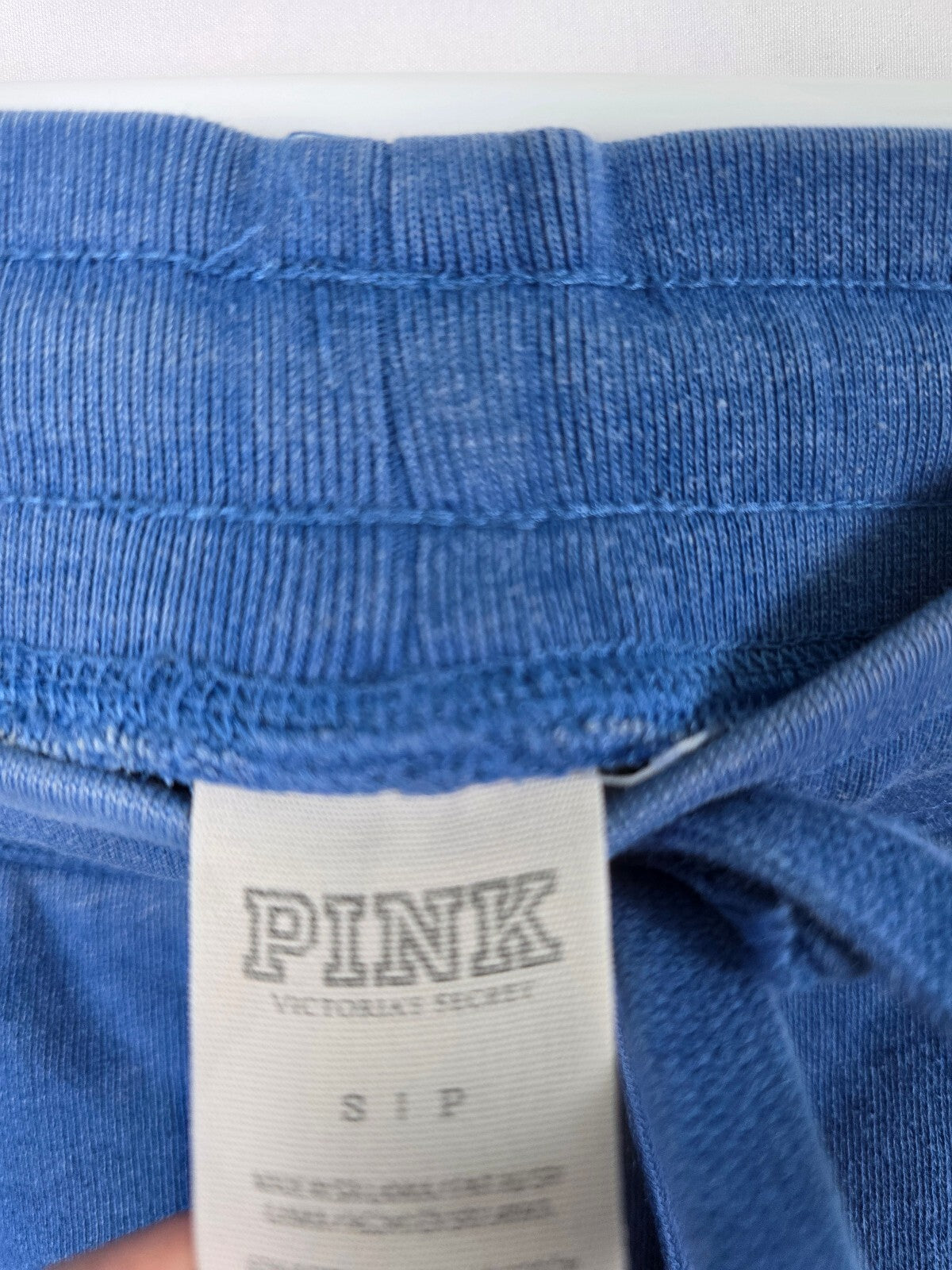 Victorias Secret PINK LOVE Tapered sweats sweatpants vintage Y2k SMALL Blue