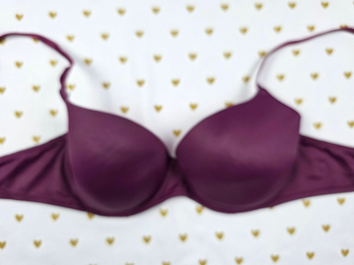 Victorias Secret PINK Purple 36B Wear Everywhere Lightly Lined Bra