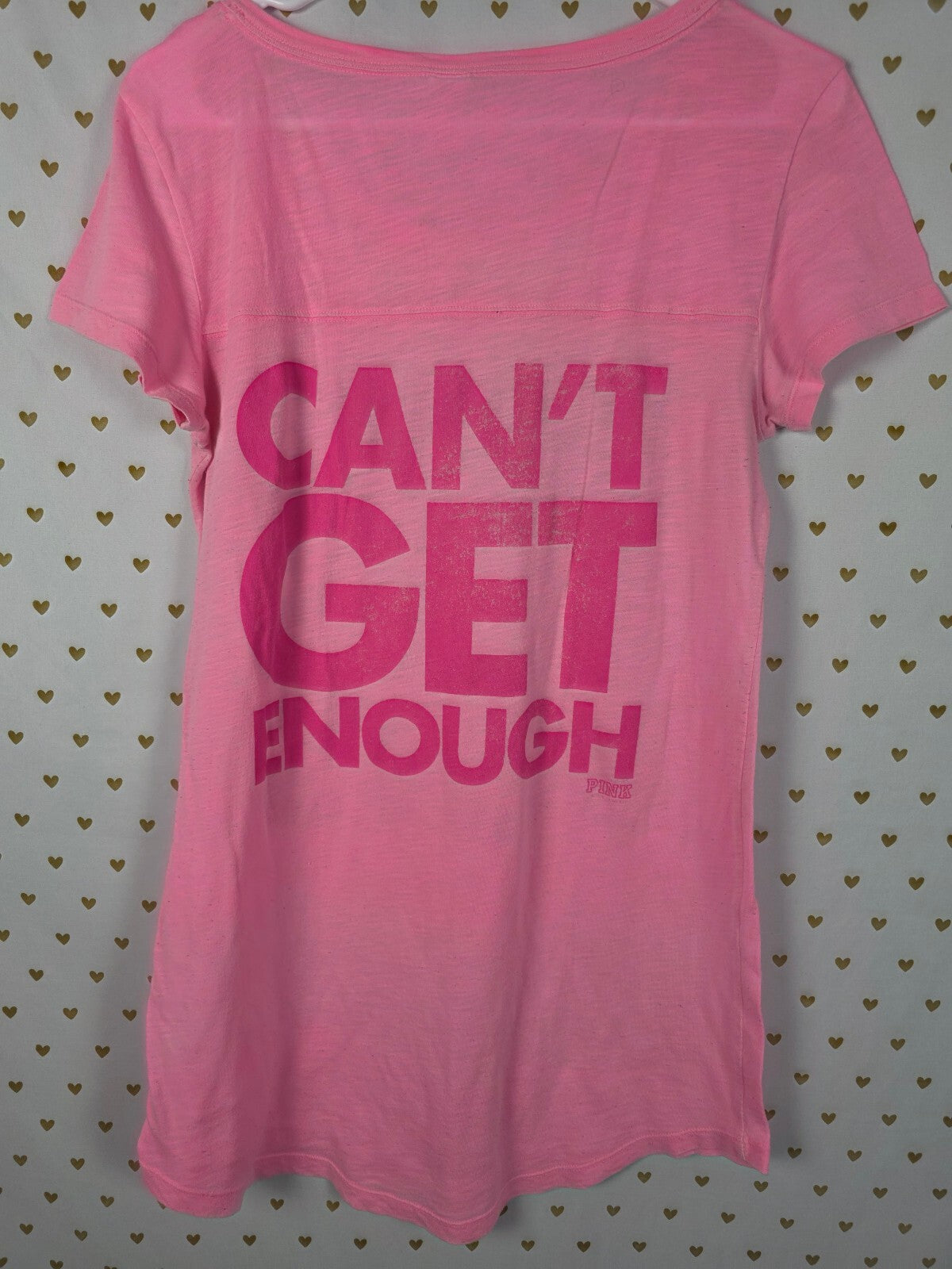 Victoria's Secret PINK Sleep Shirt Nightgown BOYS BOYS BOYS Pink Size Small