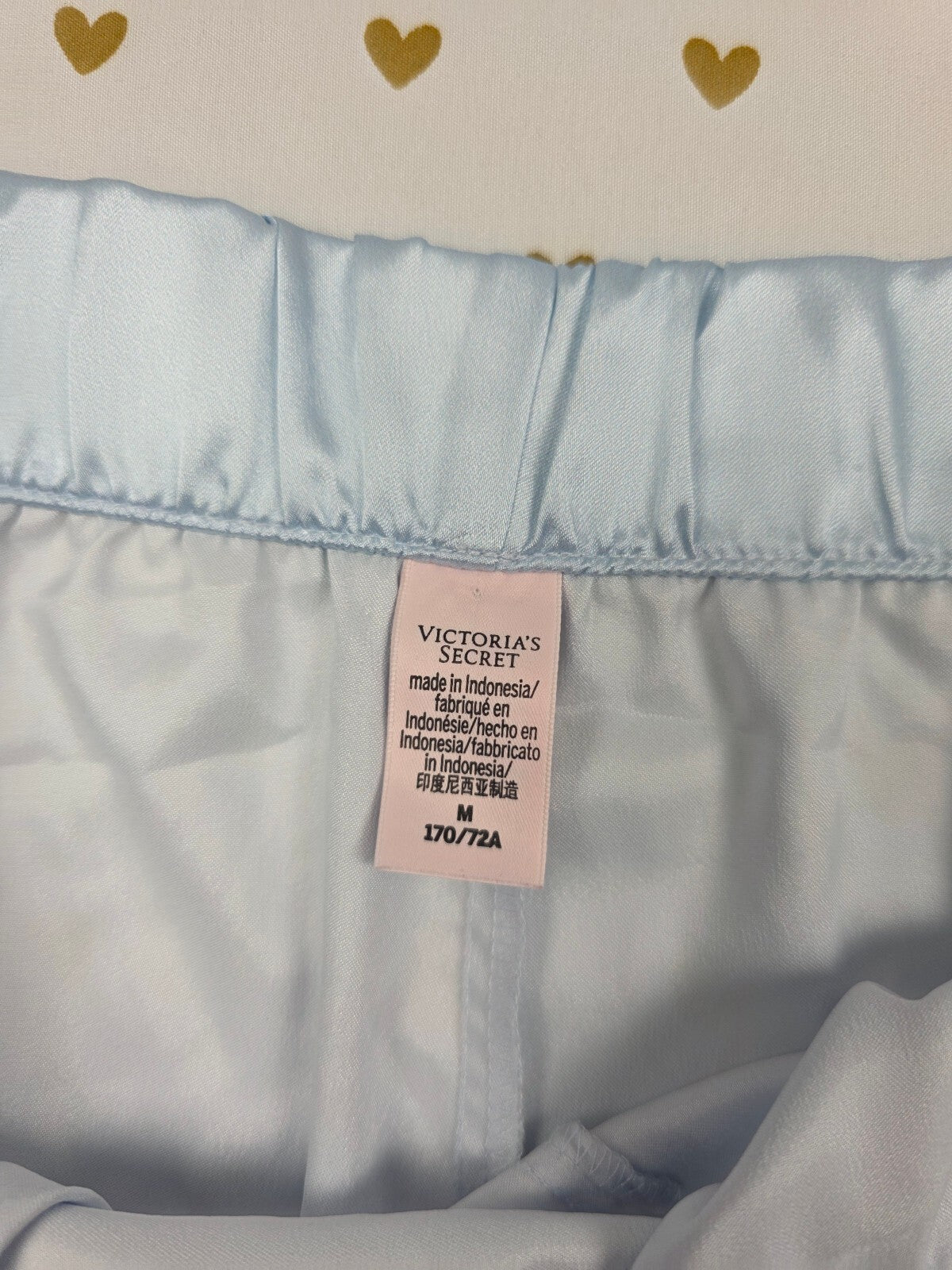 Victorias Secret Gradient Ombre Satin Med Sleep Shorts Boxers Pajama Bottoms