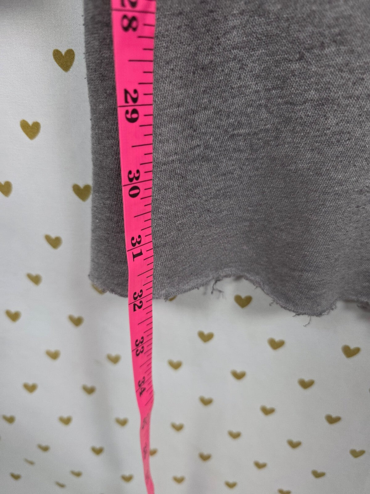 Victorias Secret PINK Grey XS Logo Butt Boyfriend Sweats Flare