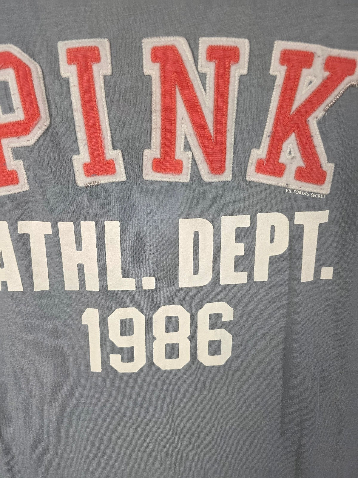 Victorias Secret PINK Vintage Y2k Athletic Dept Tee Shirt LARGE