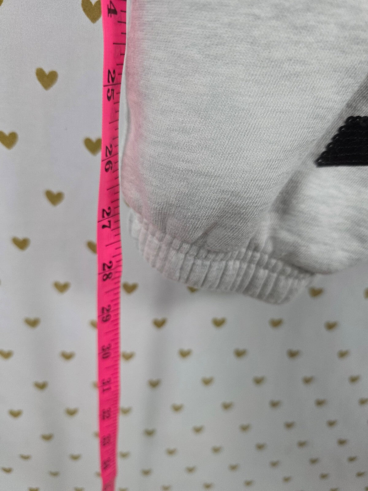 Victorias Secret PINK BLING Campus Originals Sweats Pockets Sweatpants LARGE