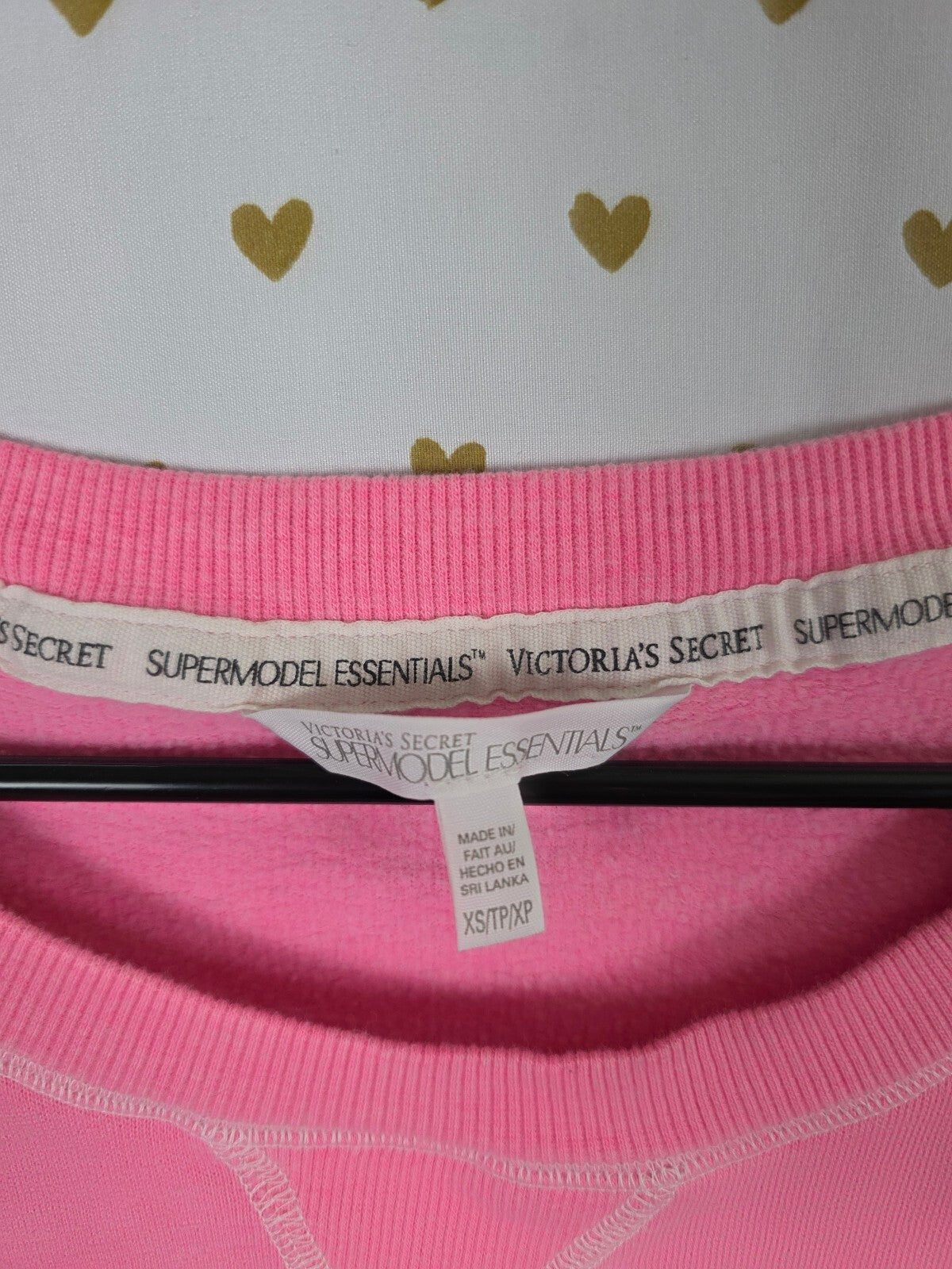 Victorias Secret Angels Wings Quarter Sleeve Pink Sweater Supermodel Essentials