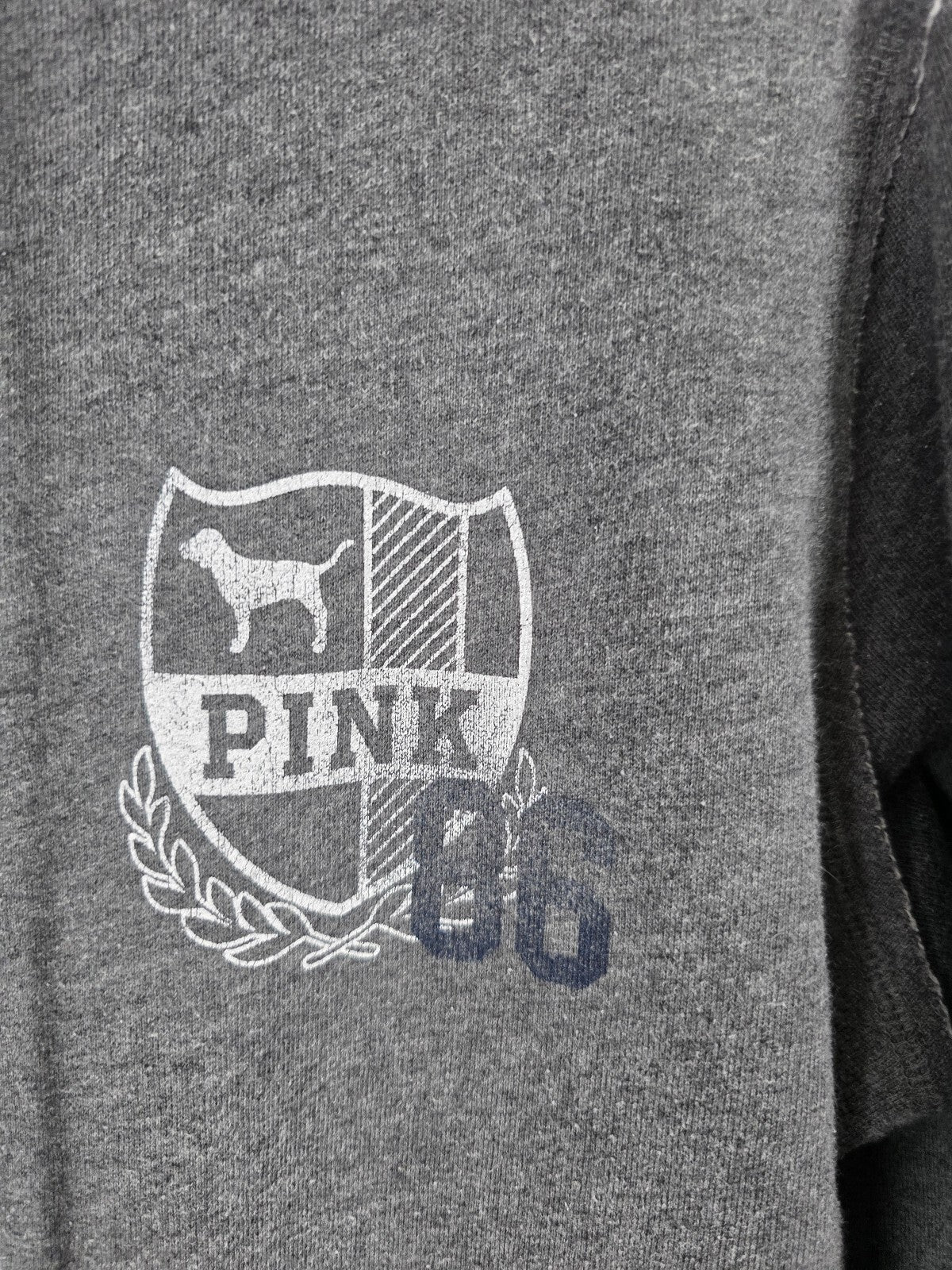 Victorias Secret PINK Vintage Y2k University Sweater Dress Hoodie Small