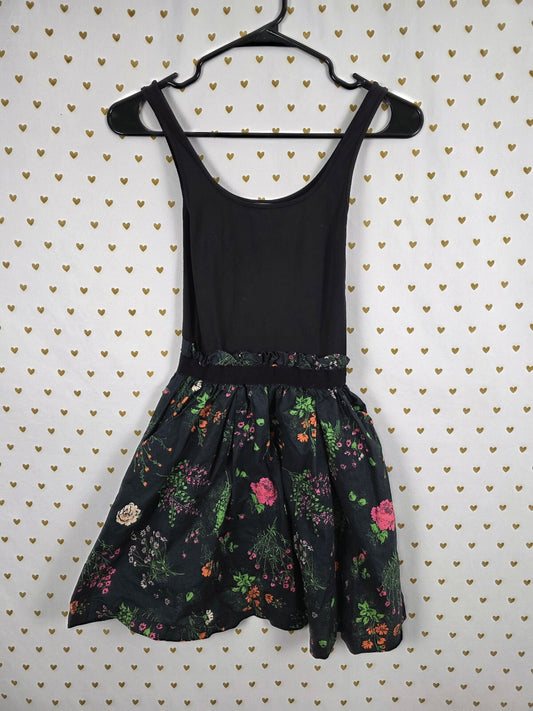 Victorias Secret PINK Vintage Skater Tank Top Dress Floral XS pockets