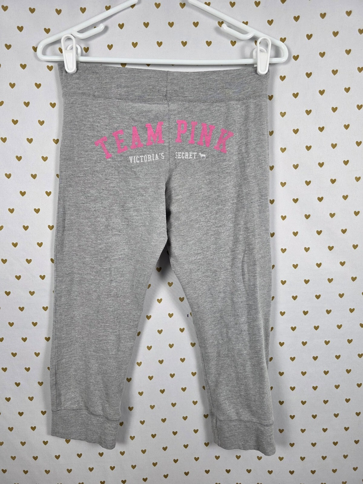 Victorias Secret PINK  PHI BETA Leggings Yoga Pants vintage y2k SMALL Capri