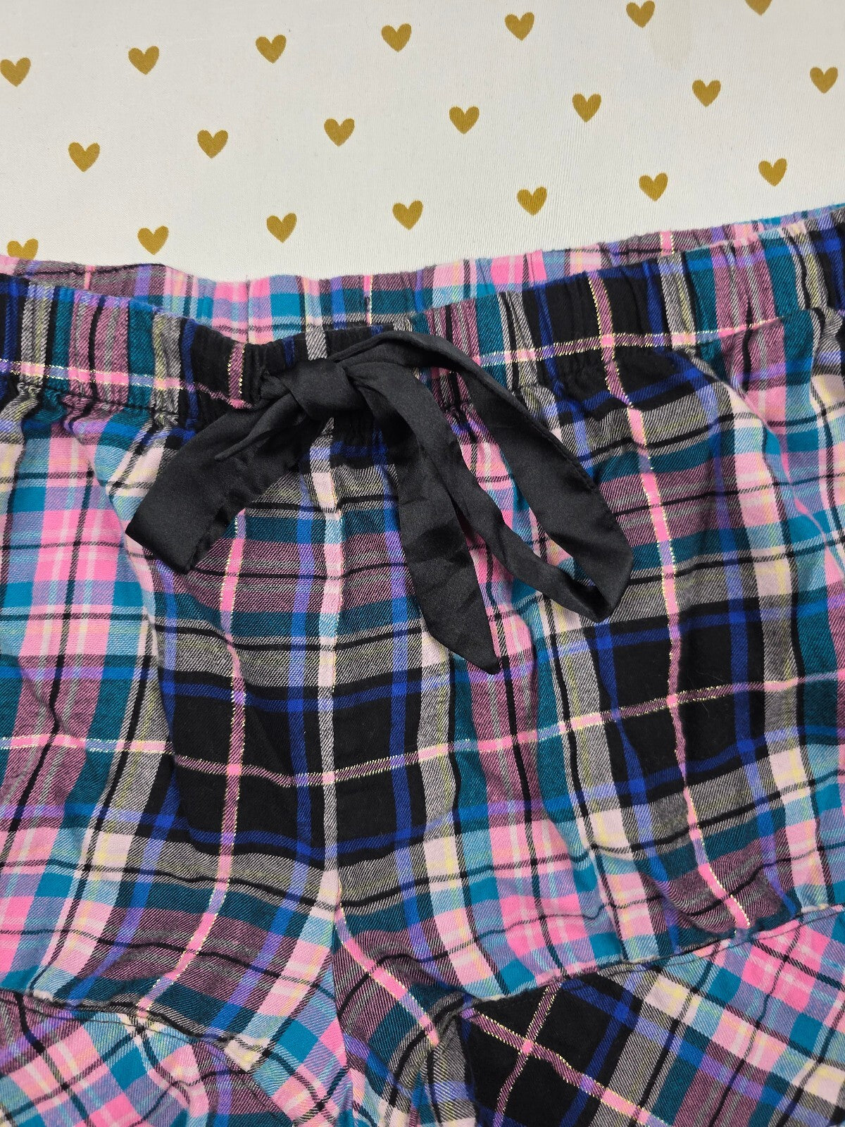 Victorias Secret Plaid Comfy Medium Sleep Shorts Boxers Pajama Bottoms