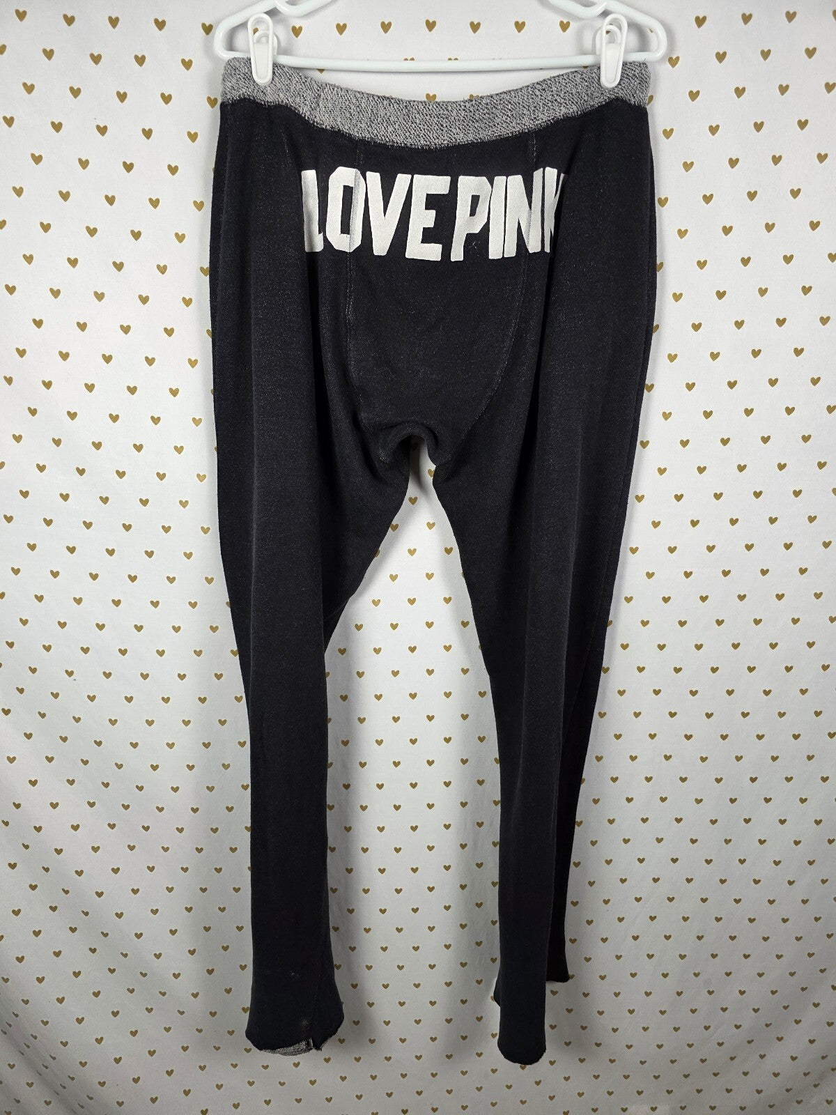 Victorias Secret PINK Vintage Diaper Butt Boyfriend Sweatpants MEDIUM