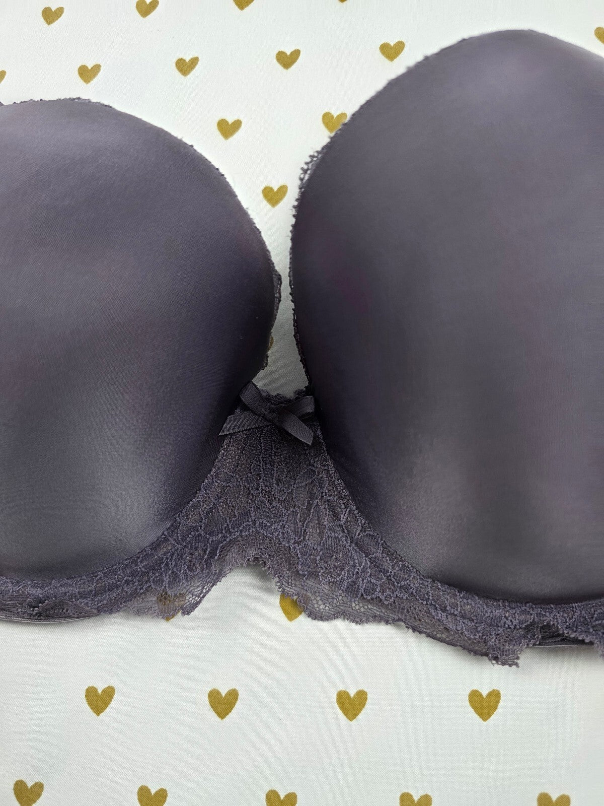 Victorias Secret Dream Angels Lined Demi Balconette Bra 38D