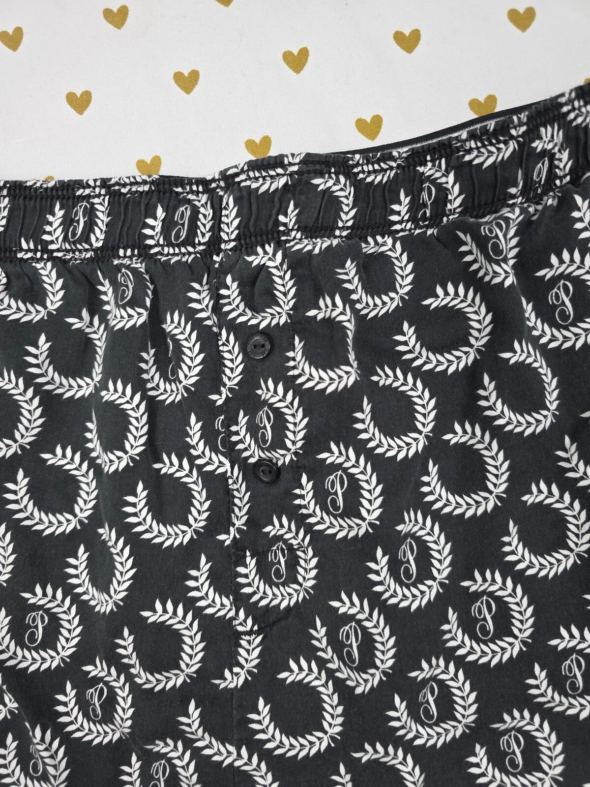 Victorias Secret PINK Silky Crest MEDIUM Sleep Shorts Boxers Pajama Bottoms