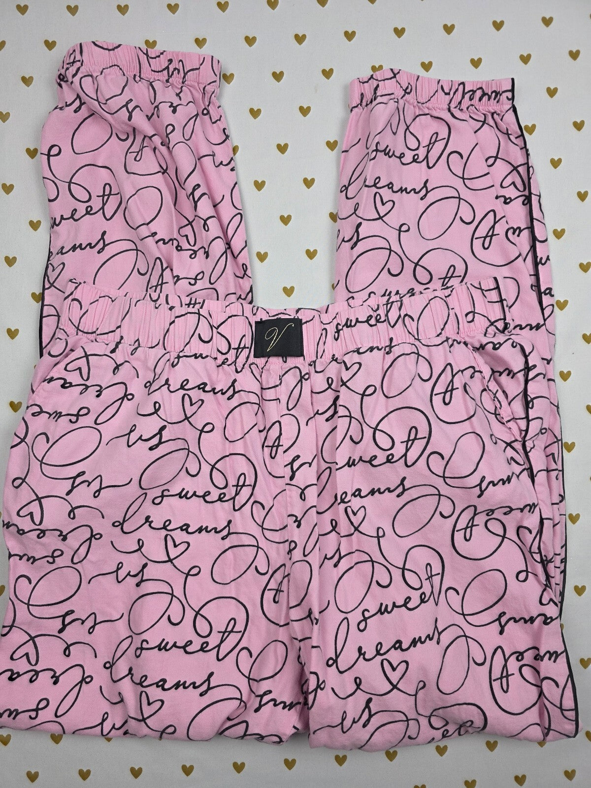 Victorias Secret Pink Logo Sleep Pants Pajama Bottoms PJ Pants SMALL