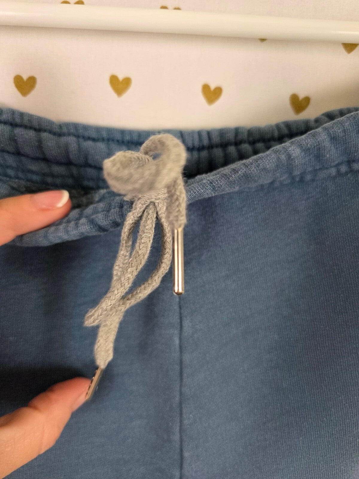 Victorias Secret PINK Vintage Royal Pink Y2k Sweats Blue Sweatpants Logo Butt M