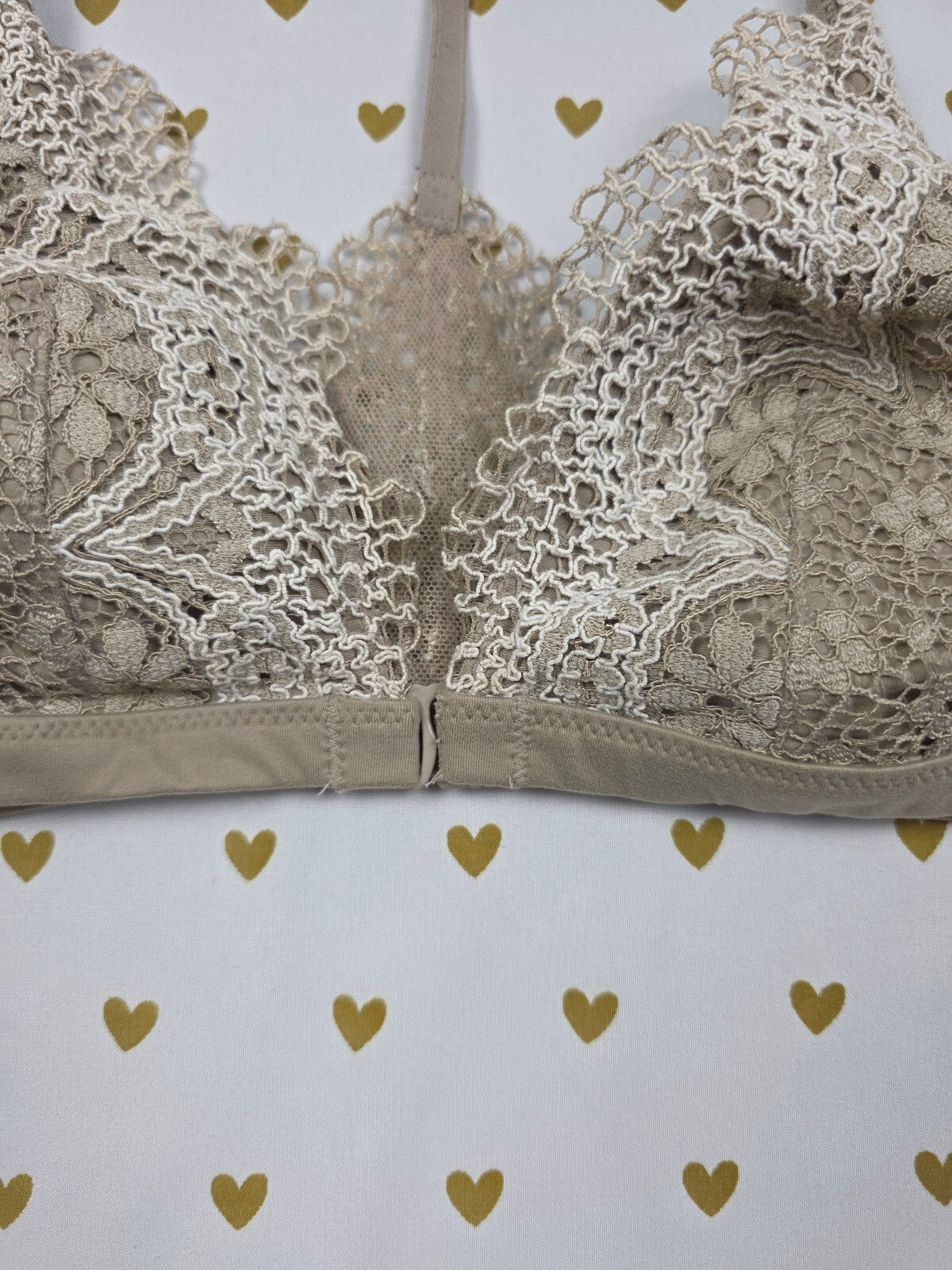 Victorias Secret Lace Racerback Front Close Small Bralette Bra Top Tank