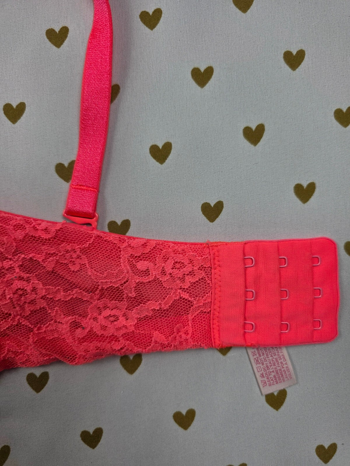 Victorias Secret Neon Lace multiway bra 34D