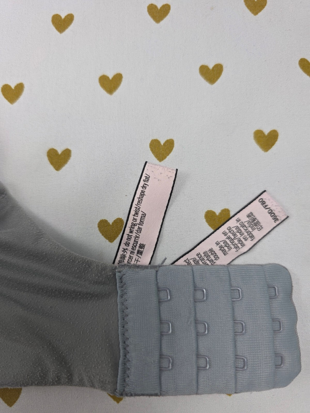 Victoria's Secret Grey Body By Victoria Lined Perfect Coverage Bra 36DD
