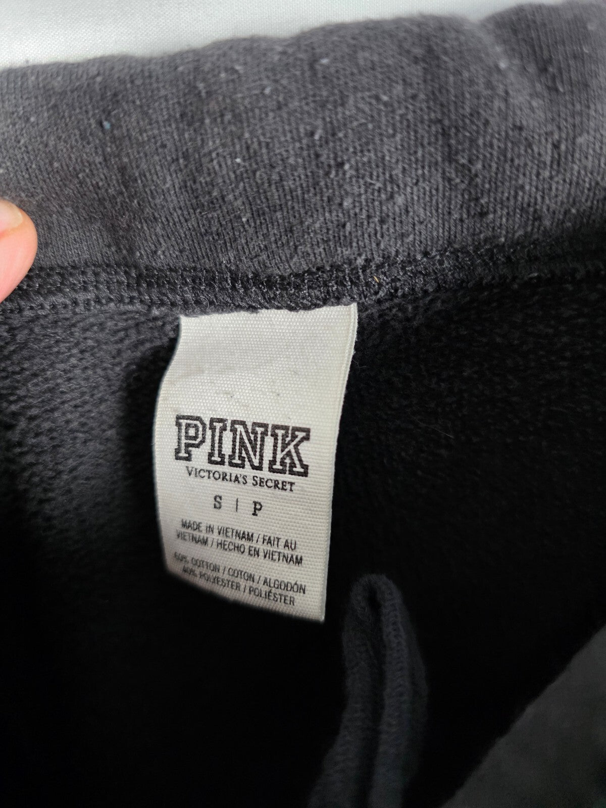 Victorias Secret PINK Vintage 86 Diaper Butt Boyfriend Sweatpants Sweats SMALL