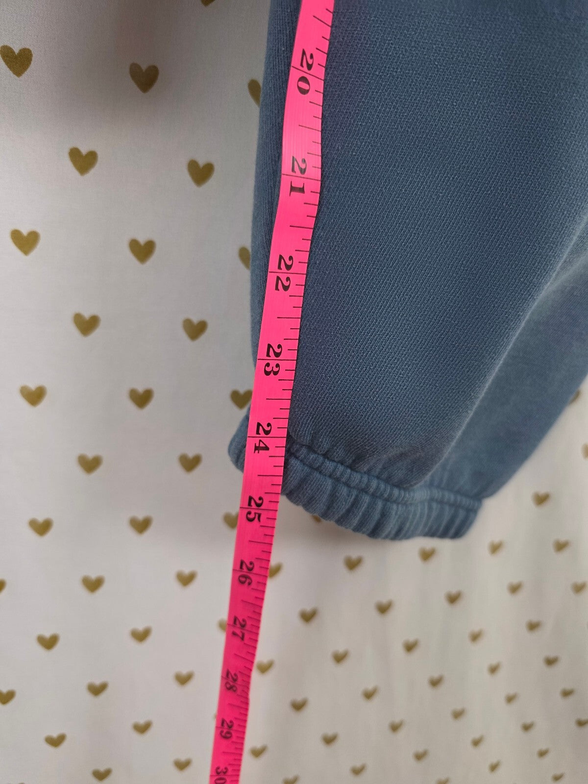 Victorias Secret PINK Vintage Royal Pink Y2k Sweats Blue Sweatpants Logo Butt M