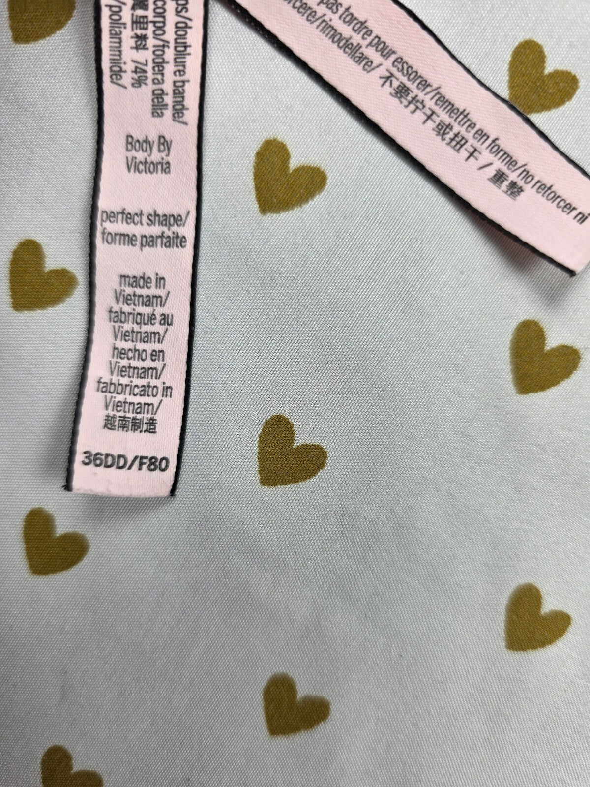 Victoria's Secret Grey Body By Victoria Perfect Shape Bra 36DD