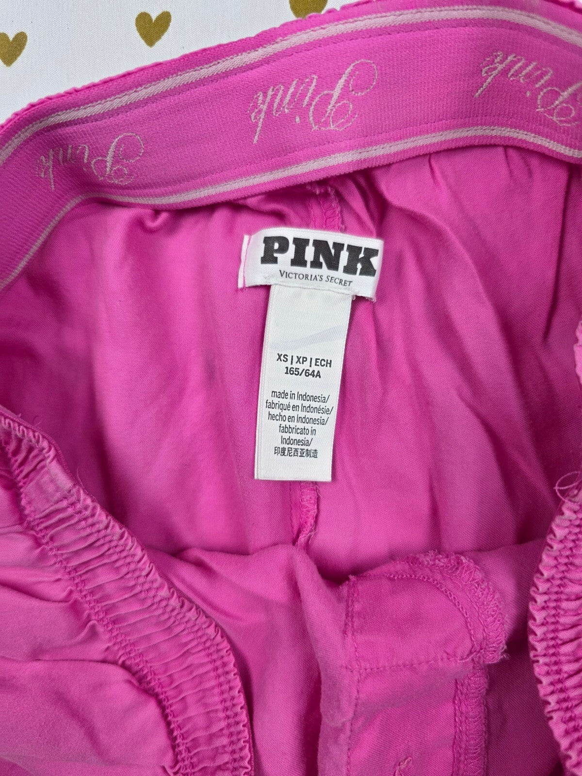 Victorias Secret PINK XS Floral  Sleep Shorts Boxers Pajama Bottoms
