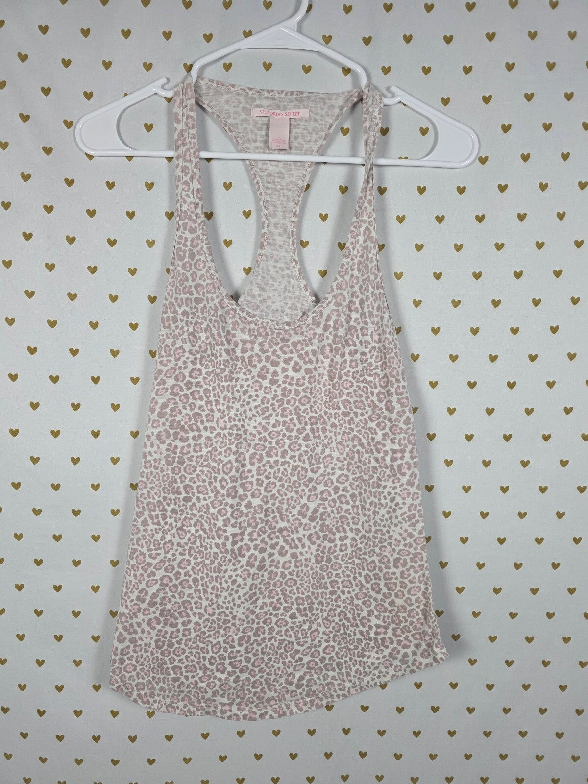 Victorias Secret Cheetah Leopard Tank Top Muscle Tee SMALL
