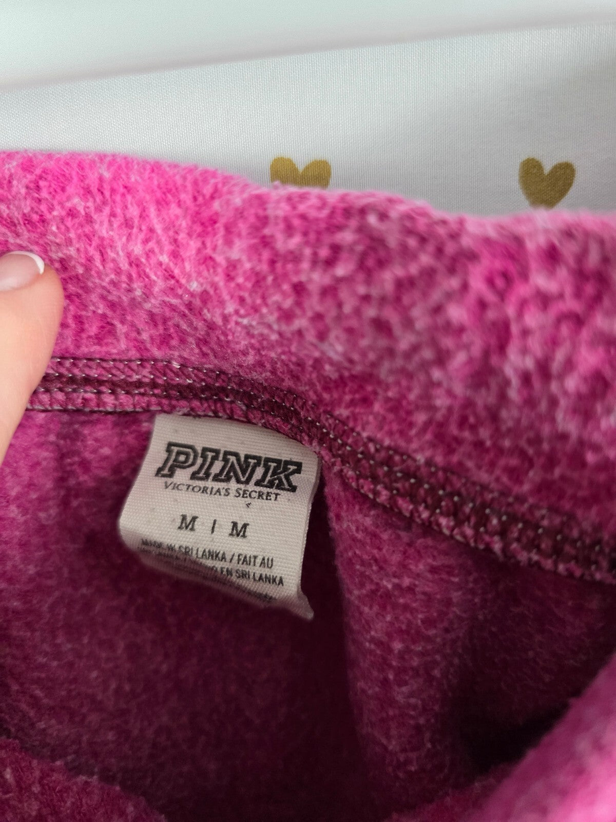 Victorias Secret PINK Medium Boyfriend Diaper butt Sweats sweatpants