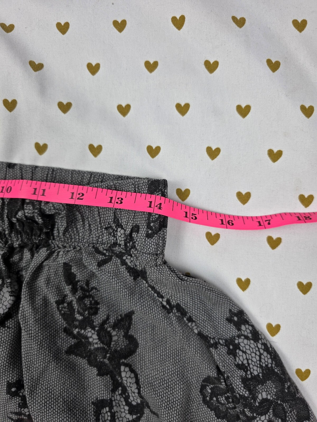 Victorias Secret PINK Lace Pattern vintage Skirt LARGE Skater