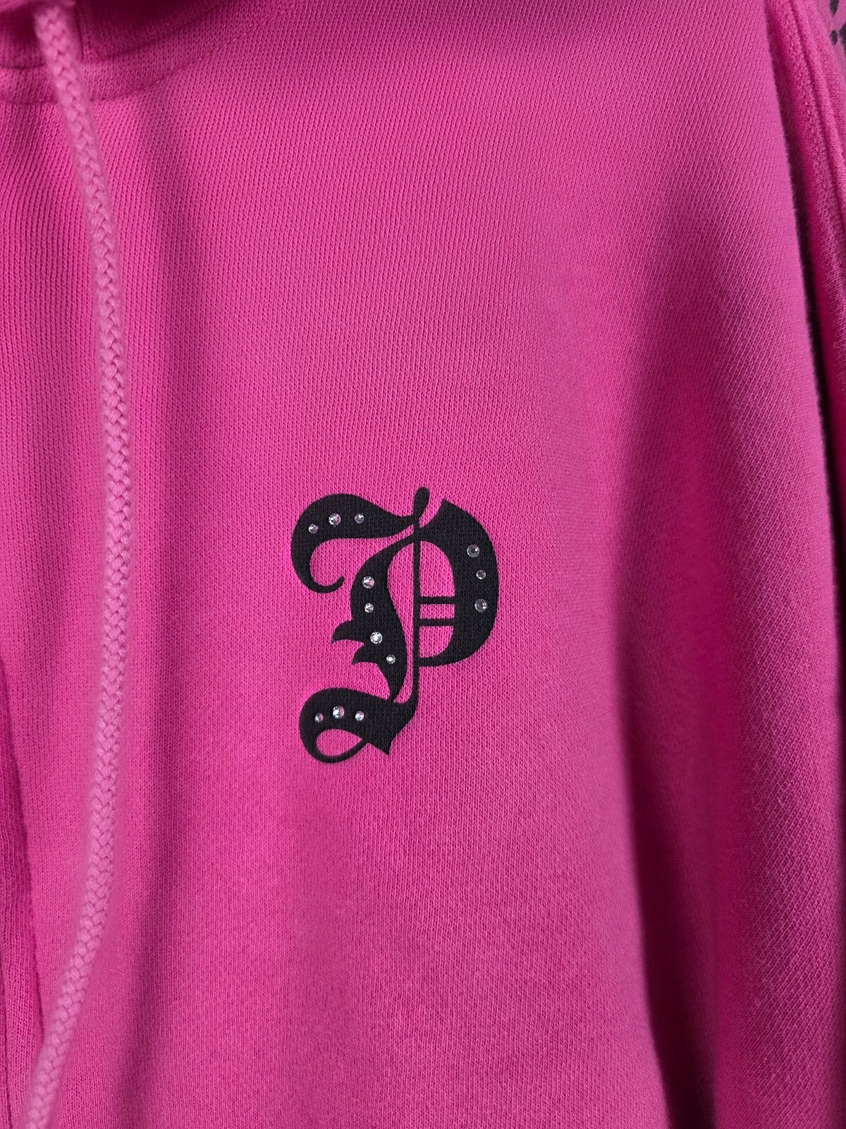 Victoria's Secret PINK Old English BLING Hoodie Sweatpants set Gothic Halloween