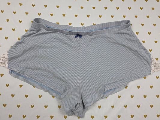 Victorias Secret Grey Stretchy Ribbed XS  Sleep Shorts Boxers Pajama Bottoms