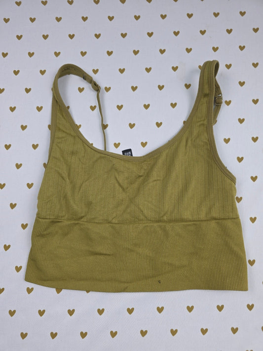 Victorias Secret Green Small Sports Bras Active Tank Tops Exercise Support