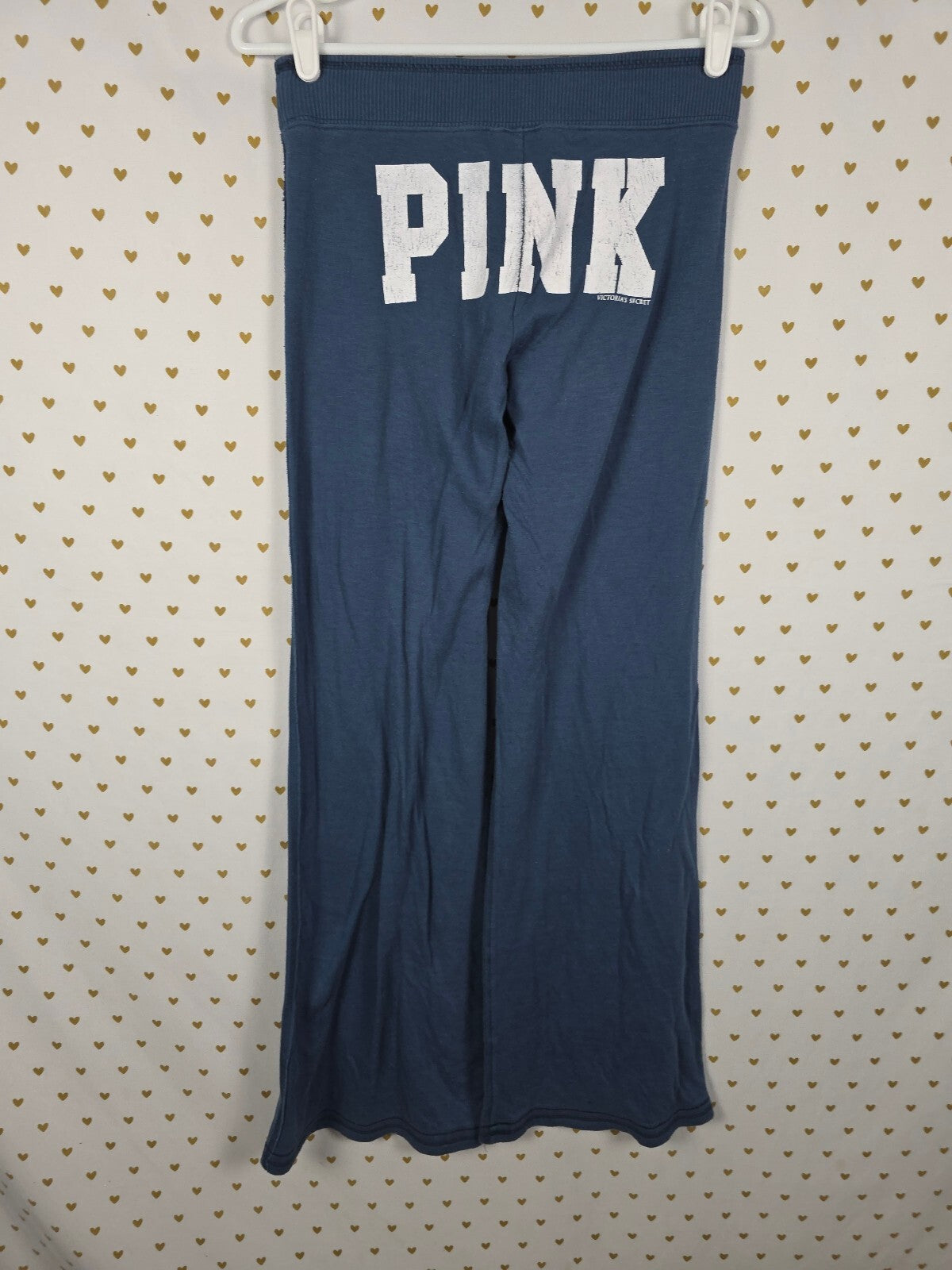 Victorias Secret PINK Vintage Flare LOVE Y2k Sweats Sweatpants XS Cotton