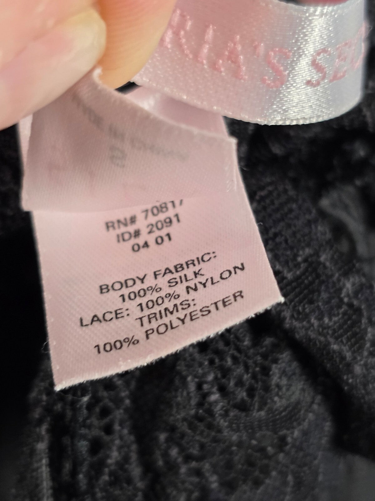 Victorias Secret Small Vintage SILK Tie Front babydoll nightie Lingerie