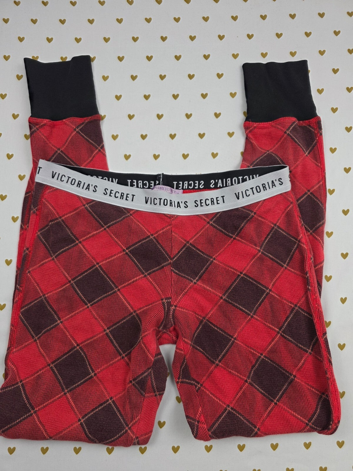 Victorias Secret Thermal Red Plaid XS Sleep Pants Pajama PJ Bottoms