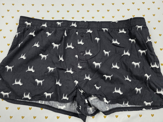 Victorias Secret PINK Dogs 2XL XXL Sleep Shorts Boxers Pajama Bottoms