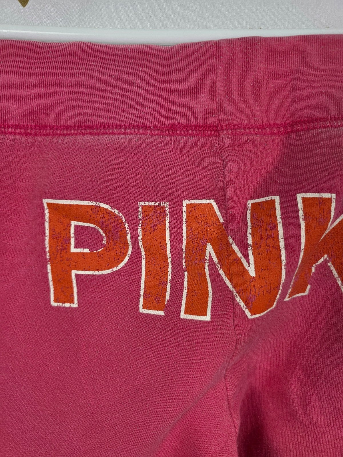 Victorias Secret PINK  Vintage Y2k Logo Butt Sweats sweatpants Medium