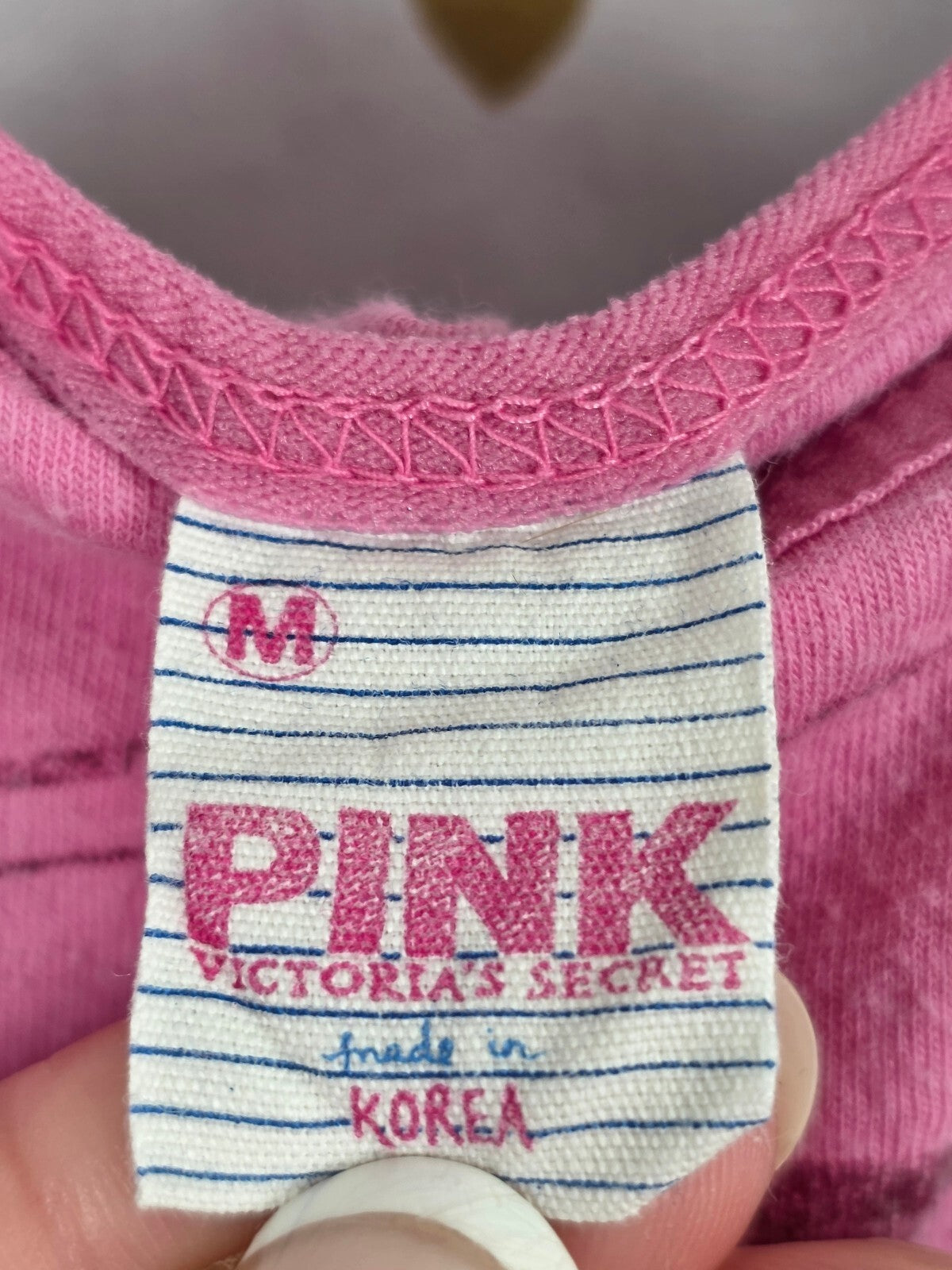 Vintage Y2K Victoria’s Secret PINK In Pink We Trust Trophy Cami Tank Top M