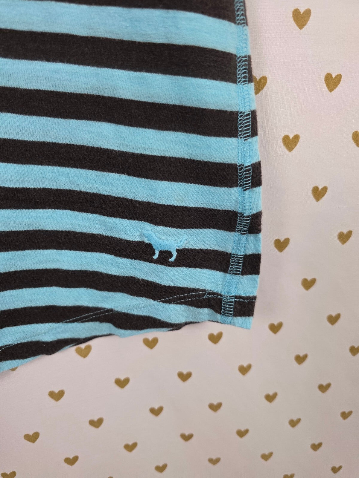 Victorias Secret PINK Striped Tank Top Y2k Vintage XS