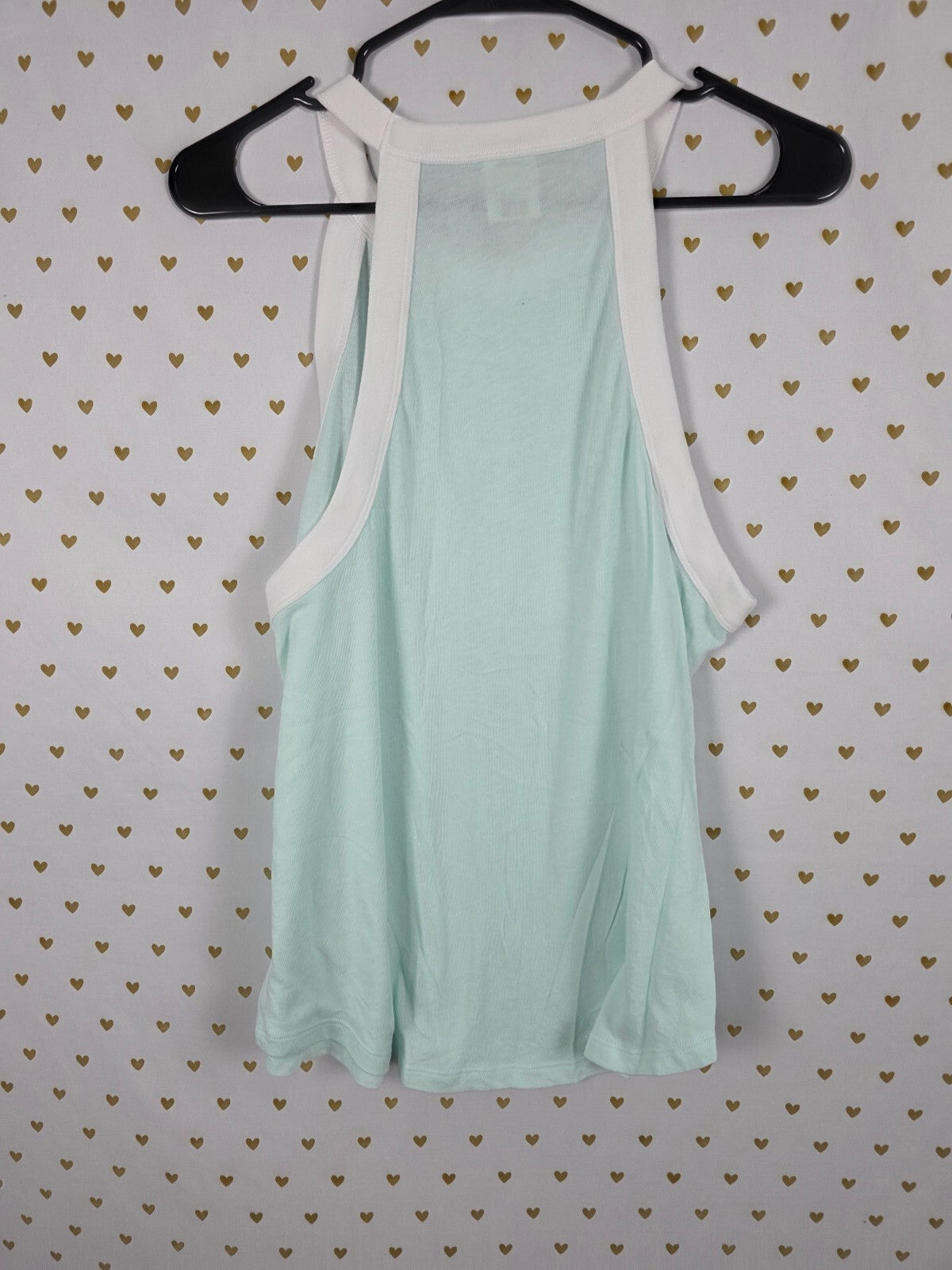 Victorias Secret PINK Blue Mermaid Bling Tank Top LARGE