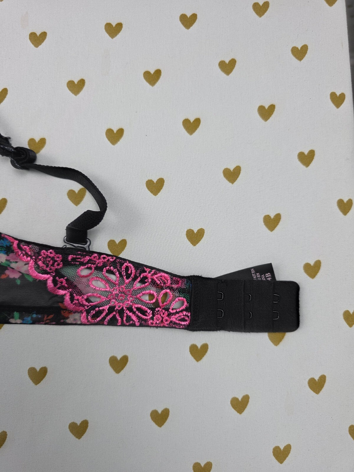 Victorias Secret Sexy Little Things Floral Embroidered Push Up Bra 34B