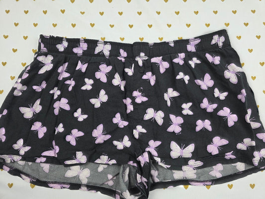 Victorias Secret PINK Butterflies Medium Sleep Shorts Boxers Pajama Bottoms
