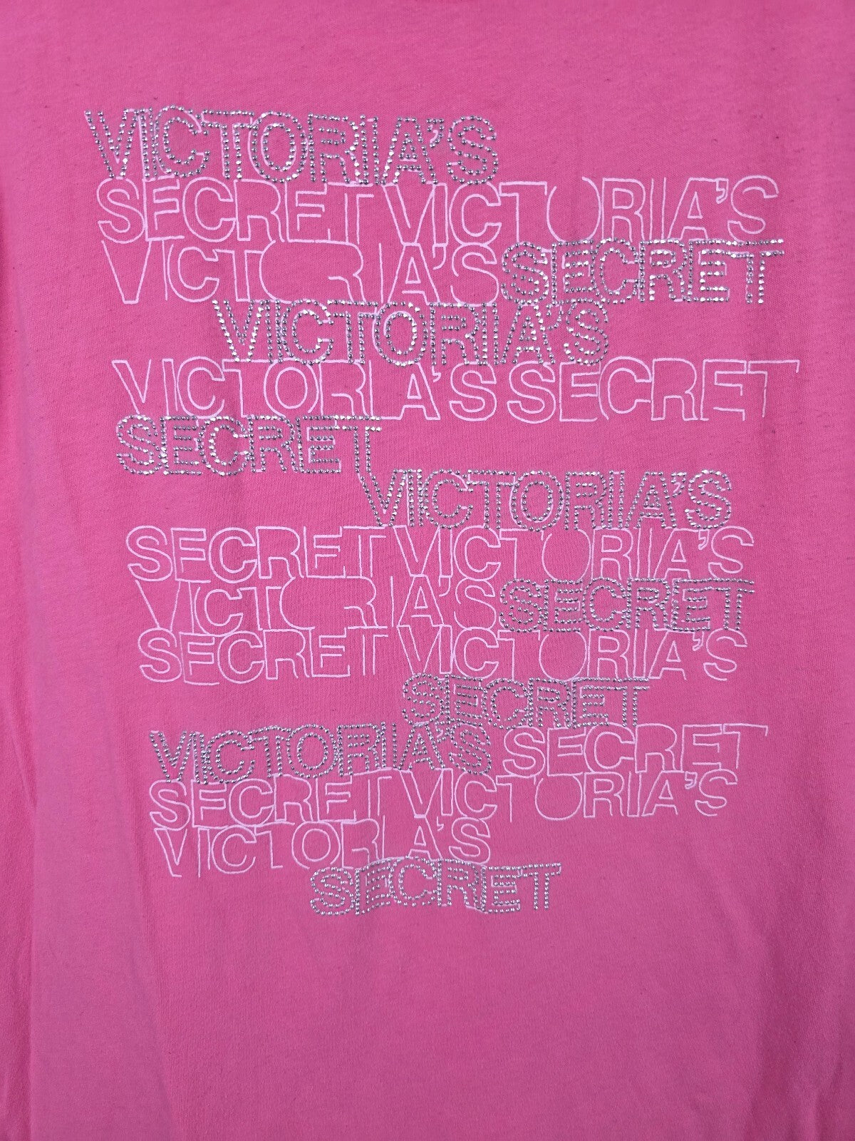 Victorias Secret Vintage BLING Nightgown Sleep Shirt Cotton SMALL