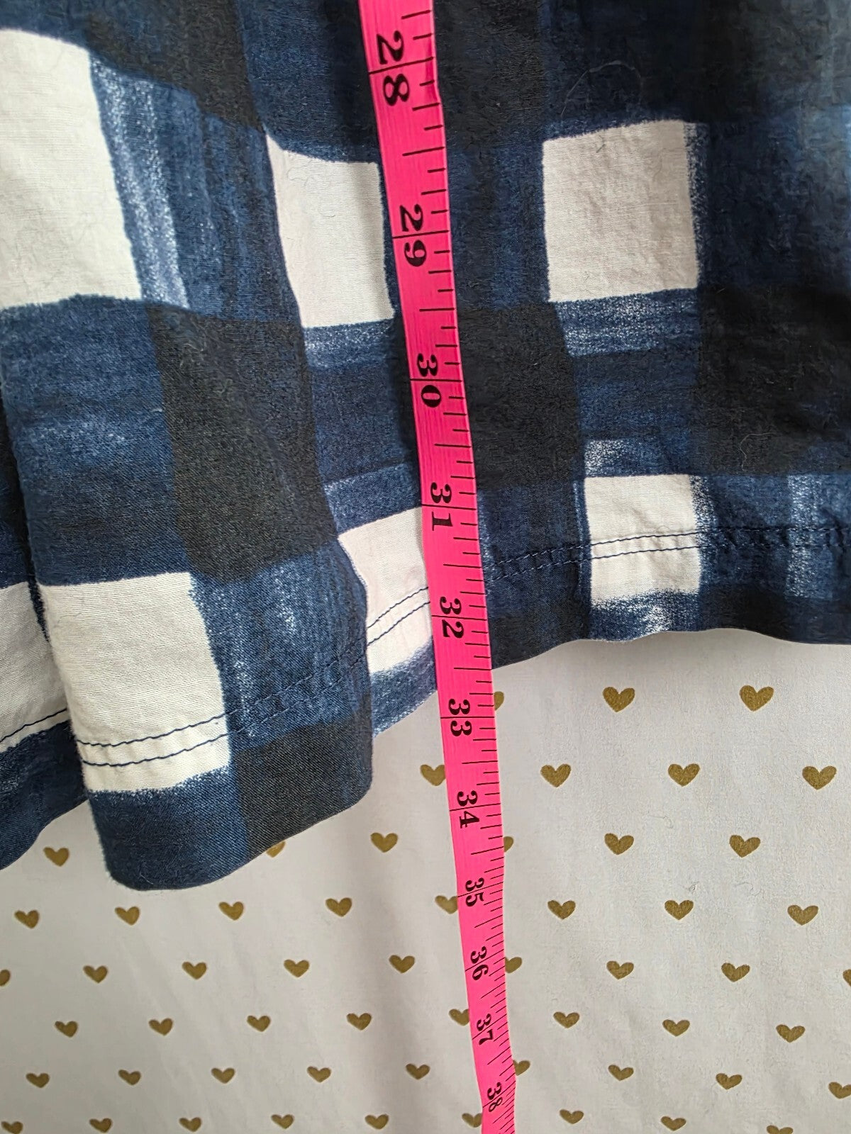 Victorias Secret PINK Vintage Checkerboard Ruffled Tank Dress Pockets Medium
