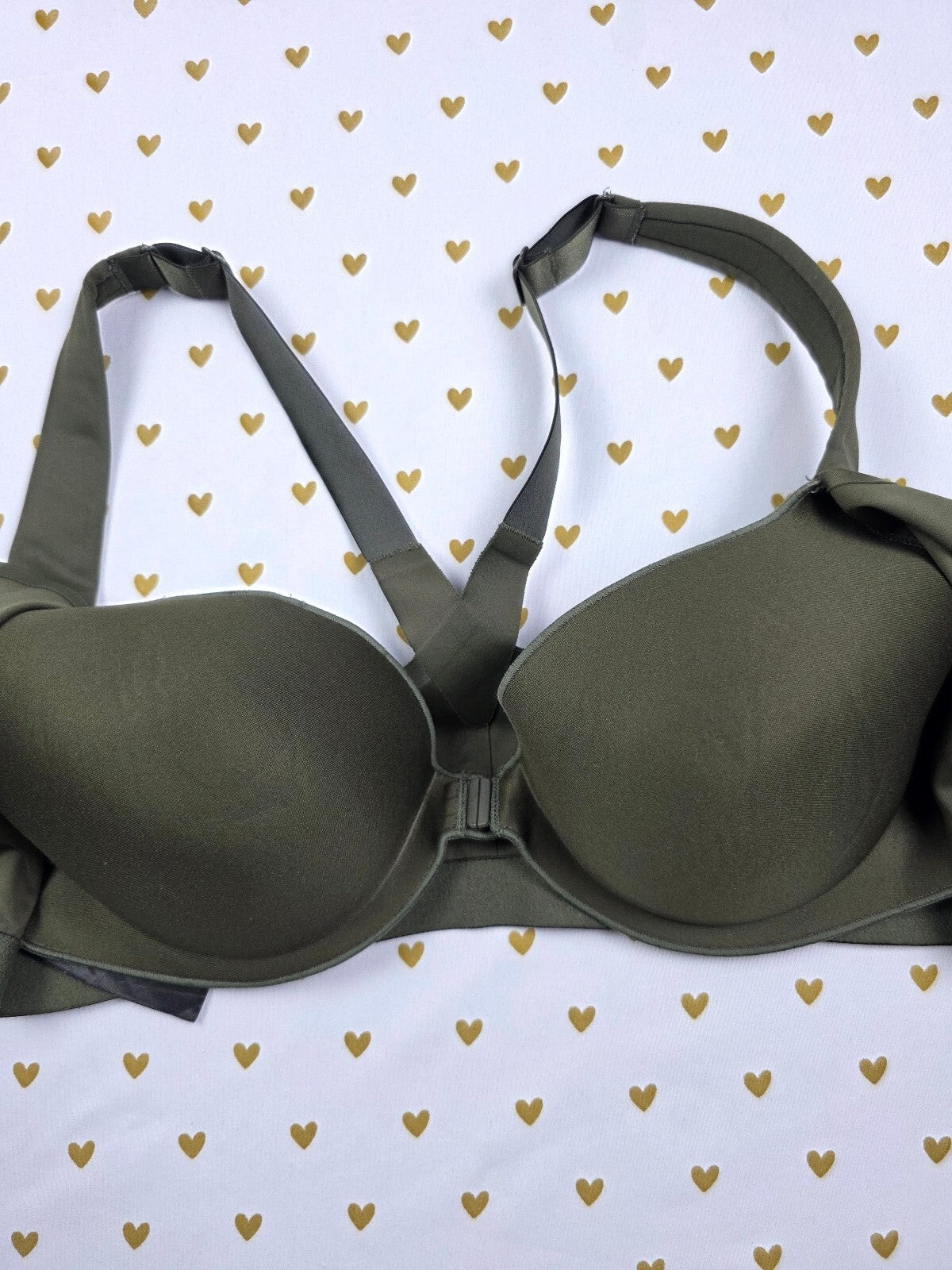 Victorias Secret  Dark Green Exercise Sports Bra Knockout Incredible 36D