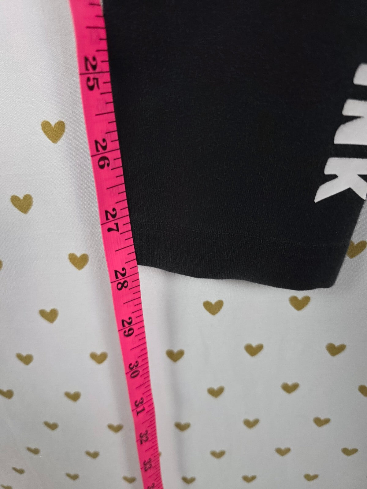 Victorias Secret PINK Red Vintage FOLDOVER Yoga Pants Skinny Ankle SMALL