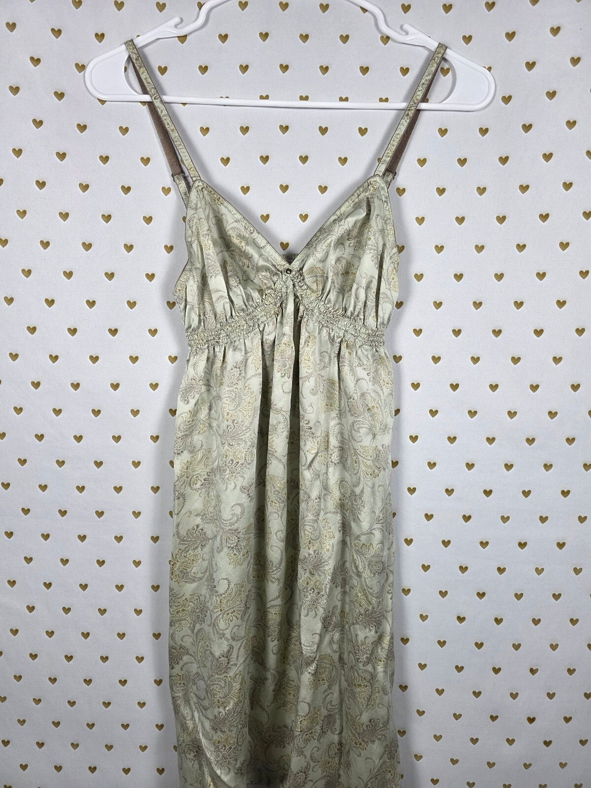 Victorias Secret 100% Silk Nightie Lingerie Slip Dress Floral Small