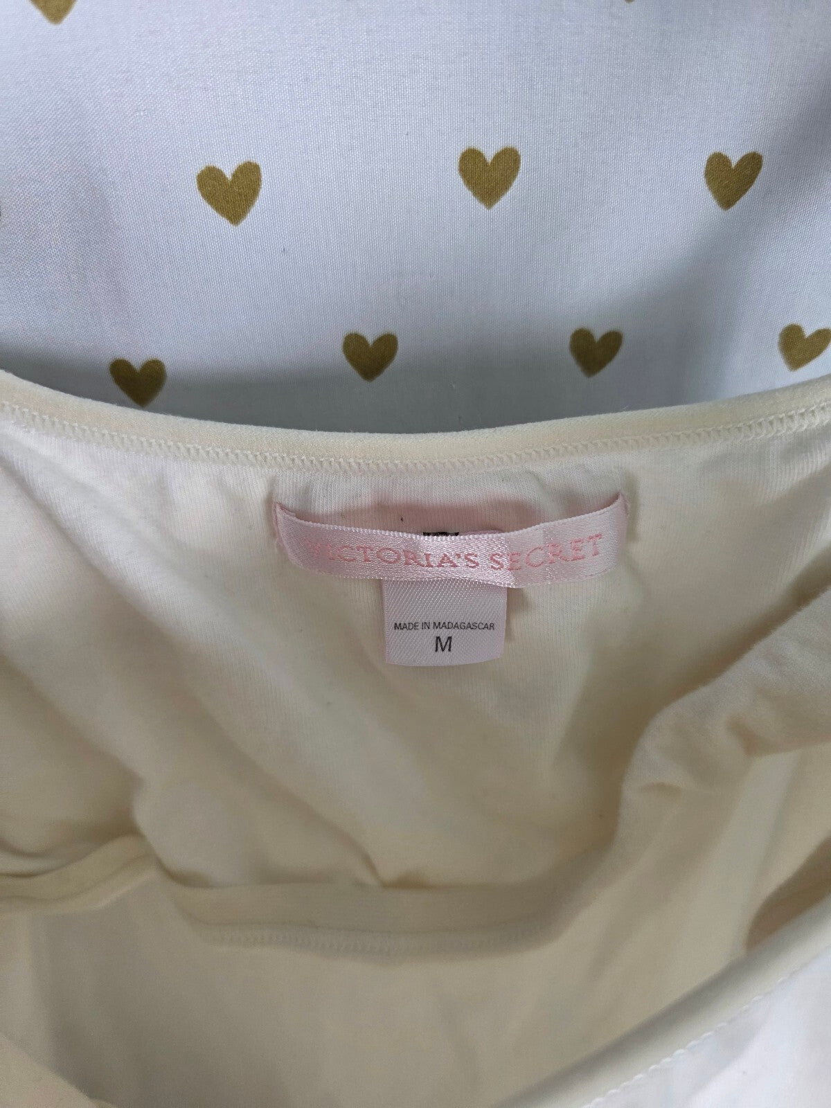 Victorias Secret PINK Vintage Medium Shelf Bra Tank Dress Cotton '99 Y2K