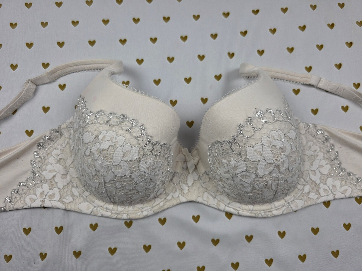 Victoria's Secret Body By Victoria Lined Demi Balconette Bra 34DD