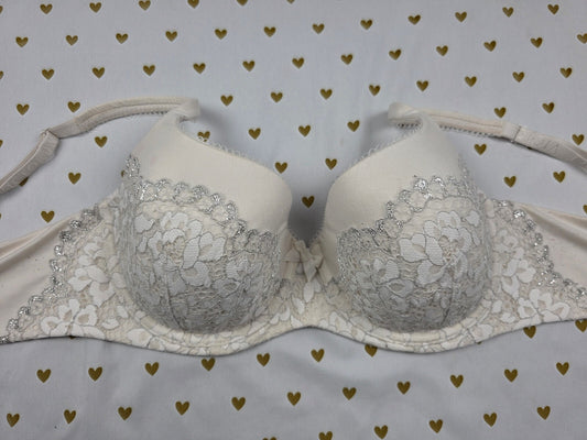 Victoria's Secret Body By Victoria Lined Demi Balconette Bra 34DD
